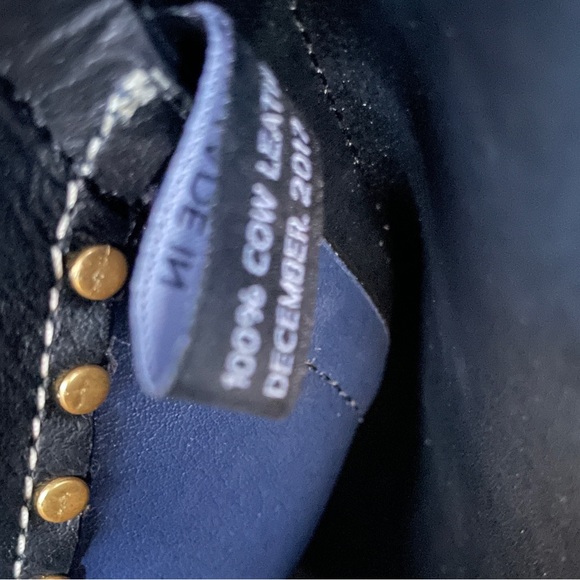 Tricolor Bucket Bag by Donna Karen 100% Leather - Picture 9 of 10